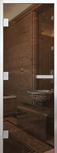 Дверь Хамам Элит 60G Бронза 1900*700 L, без порога