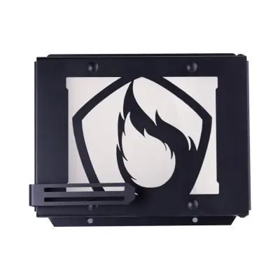 Дверца ДСС "Пламя" — для печи РАДА, ЛюБаня (Черная)