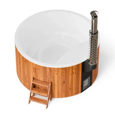 Купель композитная круглая ELITE 220 с подогревом (термобереза)	