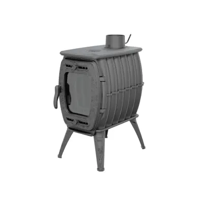 Фото Интерьерная печь- камин "Бахта II" (цв. серый) в магазине Woodson