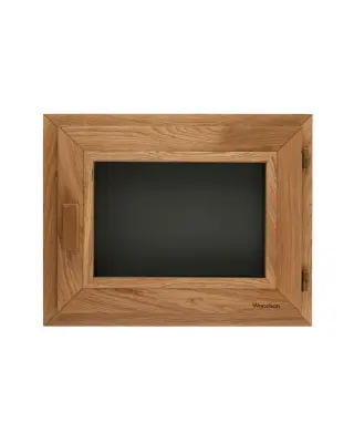 Окно Woodson  PRO 60*50, стекло GREY дуб, левое