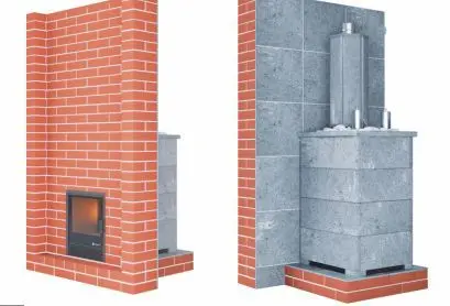 Фото Печь «Геленджик» М2 в полноценном кожухе с открытым верхом Талькохлорит в магазине Woodson