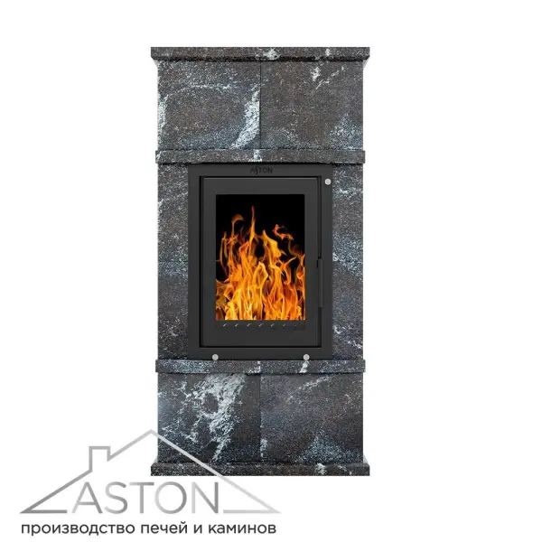 Камин ASTON Вертикаль «VIBORG» Амфиболит