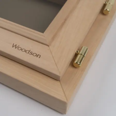 Окно Woodson 40*30, стекло бронза, ольха