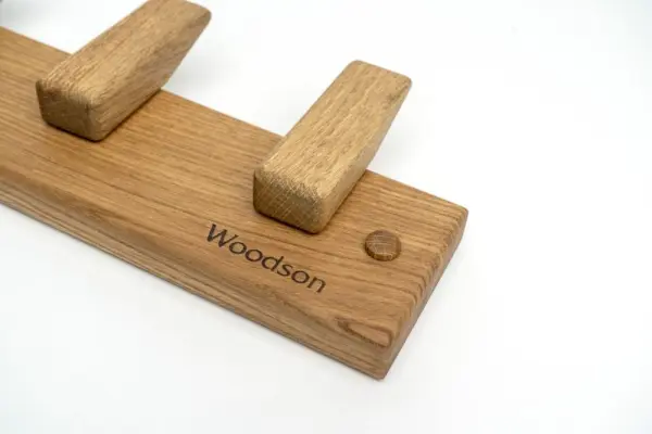 Вешалка Woodson D3, 3 крепления, дуб