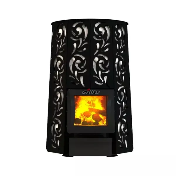 Фото Дровяная банная печь Grill'D Violet Long в магазине Woodson