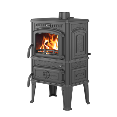 Фото Печь-камин Везувий LV-12 S "Антрацит" в магазине Woodson Фото Печь-камин Везувий LV-12 S "Антрацит" в магазине Woodson
