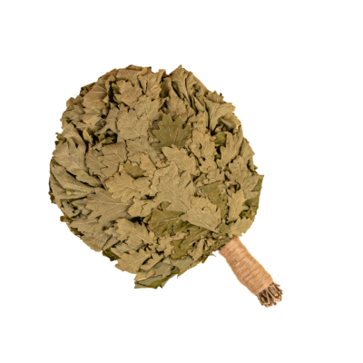 Веник для бани Woodson Премиум, кавказский дуб с обмоткой