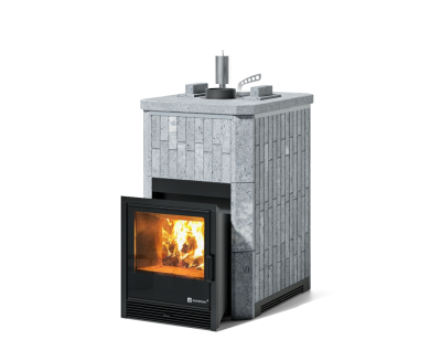 Фото Печь Изистим Южная 9 закрытый верх - Камень Талькохлорит в магазине Woodson