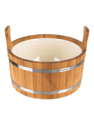 Шайка Woodson с пластиковой вставкой, 12 л., дуб