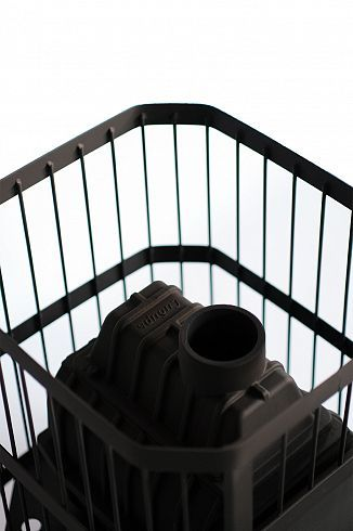 Фото Печь банная чугунная "Сибирь-20". Универсальная чугунная дверца (Сетка) в магазине Woodson