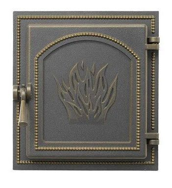 Дверка ВЕЗУВИЙ каминная 271 (Бронза)