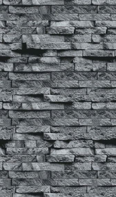 Плита ДЕКОР Серый камень №1008 Вертикаль 9мм (1200х600)