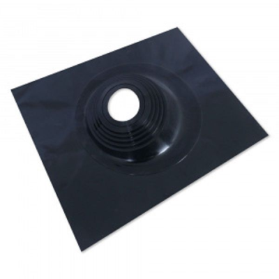 Фото Кровельный проход "ASTON" № 6 (д.200-280мм, 600х600мм) угл, силикон, Черный 