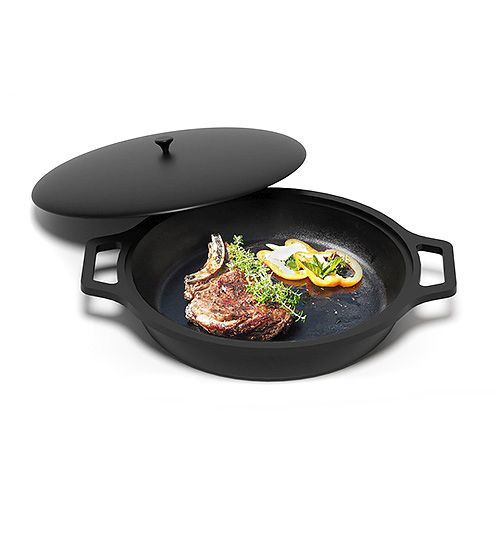 Сковорода чугунная Везувий 6л Ø 380мм (Без крышки)