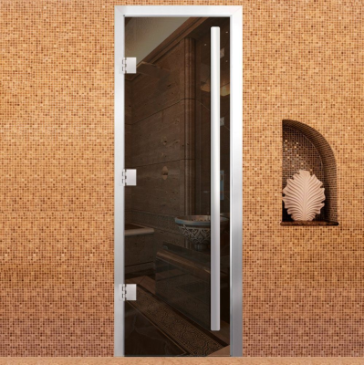 Дверь Хамам Престиж 60G Бронза 1900*700, R, БП, ВР