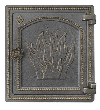 Дверка ВЕЗУВИЙ печная ДТ-4 (Бронза)