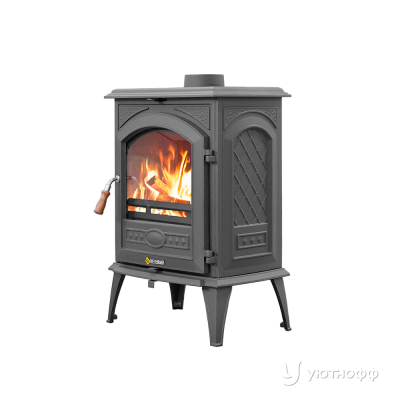 Фото Печь-камин Везувий SV-08 "Антрацит" в магазине Woodson