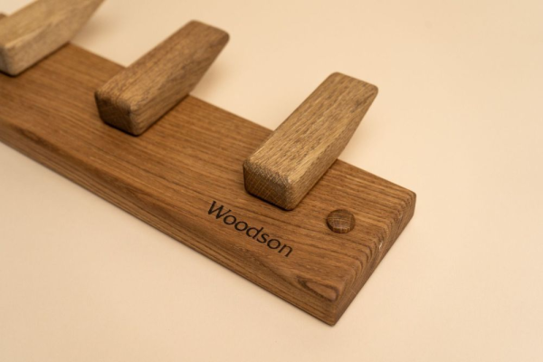 Вешалка Woodson Д3, 3 крепления, дуб