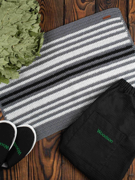 Коврик для бани Woodson орнамент 2, 60*40