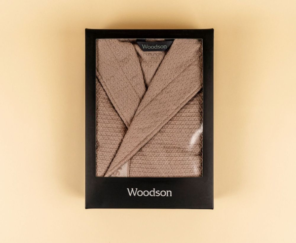 Халат вафельный Woodson, creamy (56)