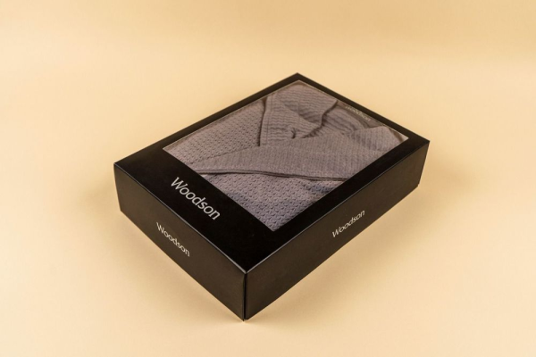 Халат вафельный Woodson, gray (56)