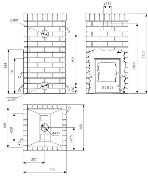 Фото Дровяная банная печь Grill'D Retro 500 Short Max в магазине Woodson