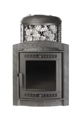 Фото Печь банная "Атмосфера L" комбинированная сетка-ламель "Верде Гватемала" в магазине Woodson