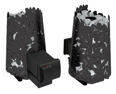 Фото Дровяная банная печь Grill'D Dubravo Mini Long (дверца без стекла) в магазине Woodson